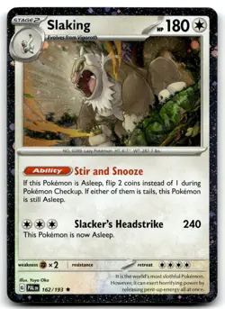 Slaking (Cosmos Holo) 162/193 Rare Holofoil Pokemon TCG NM - Image 1