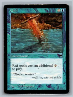 Magic The Gathering Tempest Chill HP MTG TCG CCG - Image 1