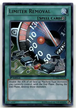 Limiter Removal LCYW-EN172 1st Edition Ultra Rare Yu-Gi-Oh TCG LP - Image 1