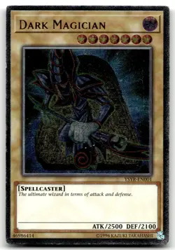 Dark Magician YSYR-EN001 Unlimited Common Yu-Gi-Oh TCG HP - Image 1