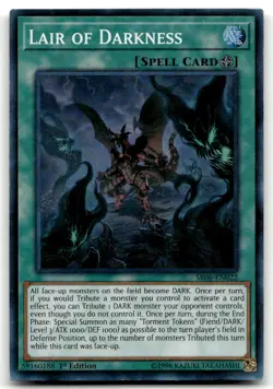 Lair of Darkness SR06-EN022 1st Edition Super Rare Yu-Gi-Oh TCG HP - Image 1