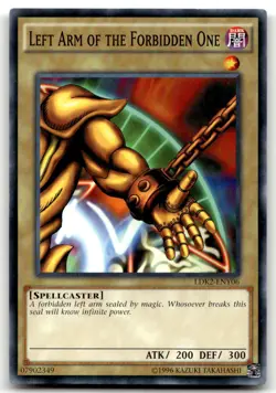 Left Arm of the Forbidden One LDK2-ENY06 Unlimited Common Yu-Gi-Oh TCG MP - Image 1