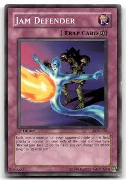 Jam Defender LON-028 1st Edition Common Yu-Gi-Oh TCG MP - Image 1