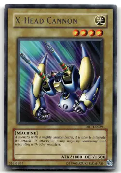 X-Head Cannon DR1-EN059 Unlimited Rare Yu-Gi-Oh TCG MP - Image 1