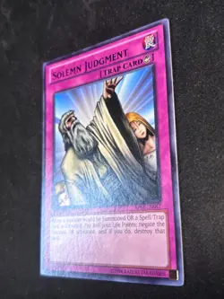 Solemn Judgement BP01-EN047 - Rare - 1st Edition - LP - Image 3