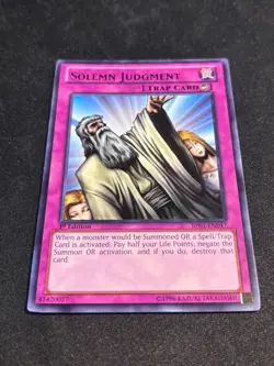 Solemn Judgement BP01-EN047 - Rare - 1st Edition - LP - Image 4