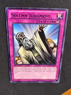 Solemn Judgement BP01-EN047 - Rare - 1st Edition - LP - Image 5