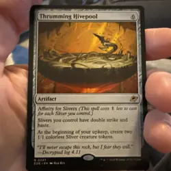 THRUMMING HIVEPOOL mtg NM-M Edge of Eternities 1 Rare - Image 1