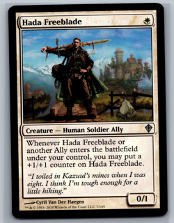 Magic The Gathering Worldwake Hada Freeblade #7/145 MTG TCG CCG - Image 1