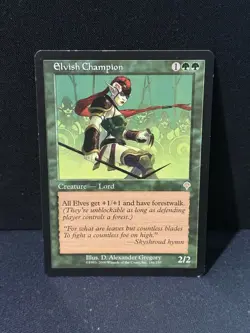 Magic The Gathering Elvish Champion Invasion MTG MP - Image 1