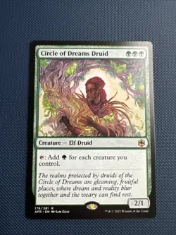 MTG Circle of Dreams Druid - Adventures in the Forgotten Realms (AFR) NM - Image 1