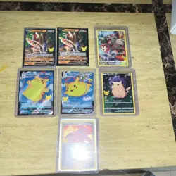 Pokemon TCG Celebrations 6-Card Holo Promo Lot Zamazenta V Pikachu VMAX Groudon - Image 1