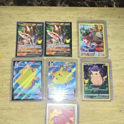 Pokemon TCG Celebrations 6-Card Holo Promo Lot Zamazenta V Pikachu VMAX Groudon - Image 2