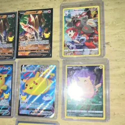 Pokemon TCG Celebrations 6-Card Holo Promo Lot Zamazenta V Pikachu VMAX Groudon - Image 4