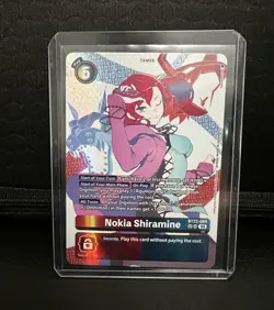 Bandai Digimon Card Game Nokia Shiramine Tamer BT22-084 English Cost 5 - Image 1