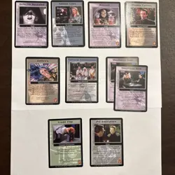 babylon 5 CCG Card Game - Lot Of 10 Promo Cards - Image 1