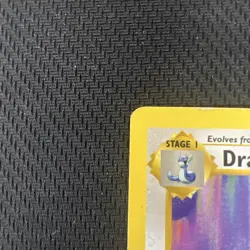 Pokemon TCG Dragonair Base Set 1st Edition Rare Card 18/102 Dragonir MP - Image 2