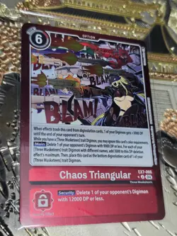Digimon Card Game Chaos Triangular (Foil) Uncommon Digimon LIBERATOR EX7-066 U - Image 1