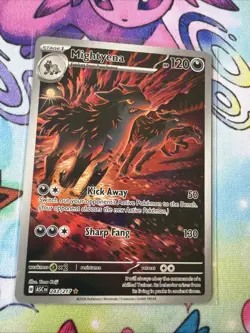 Mightyena 243/217 Illustration RARE Pokemon Card TCG 2026 Ascended Heroes NM - Image 1