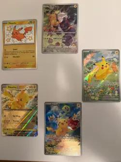5x Pikachu Card LOT - Pokemon TCG - Assorted Lots - Image 1