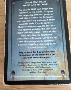 Vintage Shadowrun TCG 70 Card Starter Deck + 20 Extra! (90 Total Cards) RARE! - Image 5