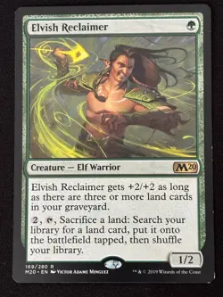 1x MTG Elvish Reclaimer - Core Set 2020 (M20) #169 - Magic the Gathering - Image 1
