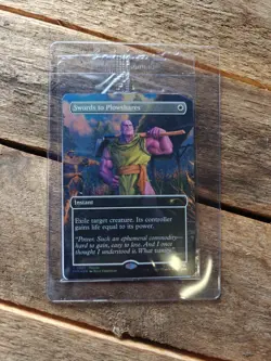 Magic the Gathering MTG Swords to Plowshares Foil PSA Magazine Promo Sealed NEW - Image 1