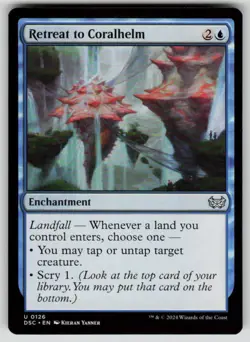 Retreat to Coralhelm U Commander: Duskmourn: House of Horror 126 NM - Image 1