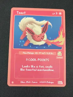 Pokepu Toast (Flareon) 2025 Cool Club Collection Mick Junco Pokemon Fan Art - Image 1