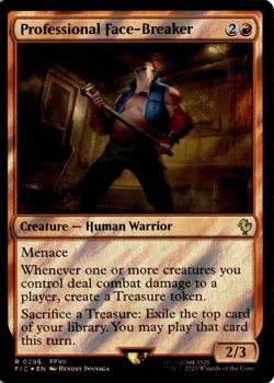 MTG FIC Surge Foil Professional Face-Breaker Commander: Final Fantasy 296 R NM C - Image 1