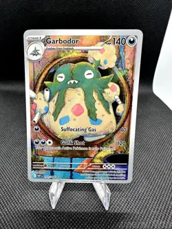 Garbodor 141/086 Illustration Rare White Flare Pokemon Near Mint - Image 1