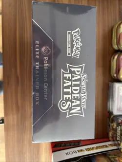 Pokemon Paldean Fates Pokemon Center ETB Elite Trainer Box Sealed - Image 3