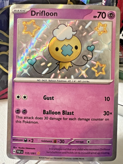 Drifloon 155/091 - SV: Paldean Fates Pokemon TCG - Image 1