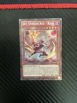 Yu-Gi-Oh! Sky Striker Ace Raye (Alternate Art) Starlight Rare L26D-ENS01 1st NM - Image 1