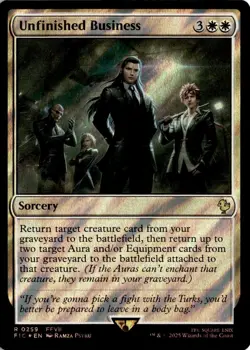 MTG FIC Surge Foil Unfinished Business Commander: Final Fantasy 259 R NM Card Sc - Image 1