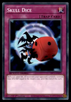Yu Gi Oh! SKULL DICE SBC1 ENB18 Speed Duel 1st Edition Regular - Image 1