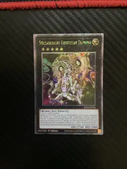 Yu-Gi-Oh Stellarknight Constellar Diamond RA04-EN241 Quarter Century Secret Rare - Image 1