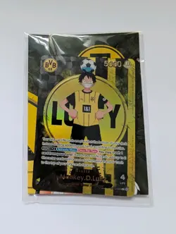 Bandai One Piece Leader Monkey D. Luffy Foil Exklusiv BVB 09 ST13-003 Englisch - Image 2