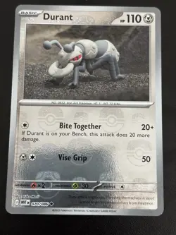 Durant Master Ball Pattern SV White Flare 070/086 Pokemon Card TCG Holo Foil NM - Image 2