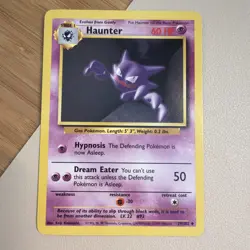 Pokemon TCG Haunter 29/102 Base Set Unlimited Uncommon Card LP Condition - Image 1