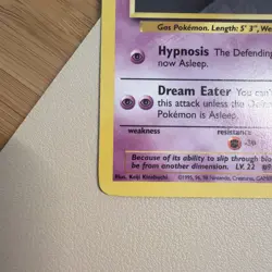 Pokemon TCG Haunter 29/102 Base Set Unlimited Uncommon Card LP Condition - Image 2