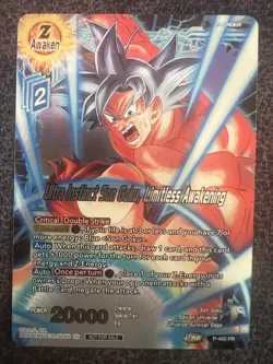 Dragon Ball Super Card Game Ultra Instinct Son Goku Limitless Awakening P-400 NM - Image 1