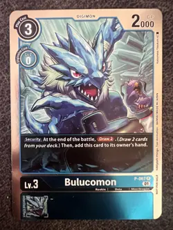 Digimon Card Game Bulucomon P-067 Promo NM - Image 1