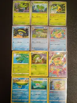 X12 Lotad Lombre Ludicolo Pokemon Cards Mixed Lot Cute Collection Free Shipping - Image 1