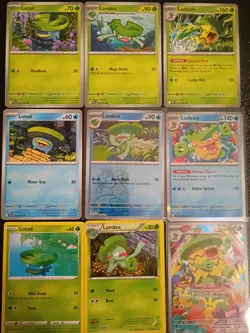 X12 Lotad Lombre Ludicolo Pokemon Cards Mixed Lot Cute Collection Free Shipping - Image 2