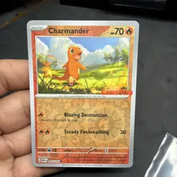 Charmander - (GameStop) 004/165 - Misc Cards & Products Reverse Holo - PTCG - Image 1