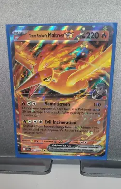 Team Rocket's Moltres ex - (Destined Rivals Stamp) 031/182 Miscellaneous Cards & - Image 1