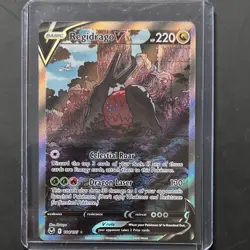 Nintendo Creatures GAME FREAK Pokemon Regidrago V & Vulpix 2022 Card Lot Basic V - Image 1