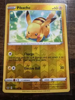 Pikachu - (Reverse Cosmos Holo) 065/202 Miscellaneous Cards & Products... - Image 1