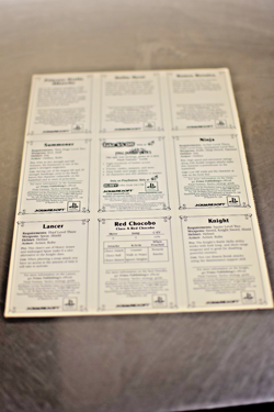 1997 Vintage Final Fantasy Tactics Character Cards PlayStation 1 One Rare - Image 2